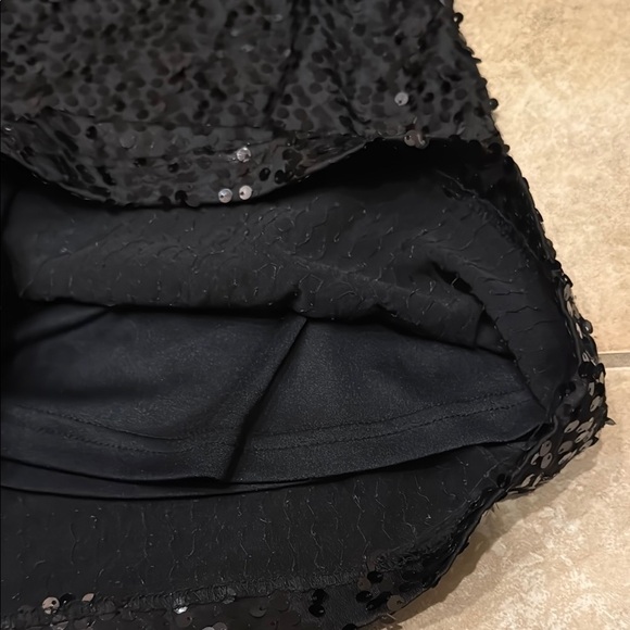 Forever 21 Black Sequin Cocktail Mini Dress - Picture 5 of 5